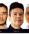 Paulo Gomes, Gilval Menezes, Hugo Ribeiro